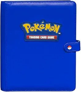 Premium Blue 4-Pocket Snap Binder for Pokémon