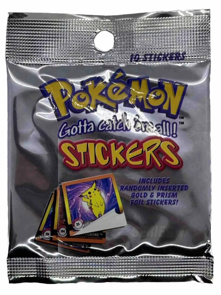 1999 pokemon booster pack 1999 Pokémon ArtBox Factory Sealed Series 1 Trading Sticker Booster Pa – PokeAccess
