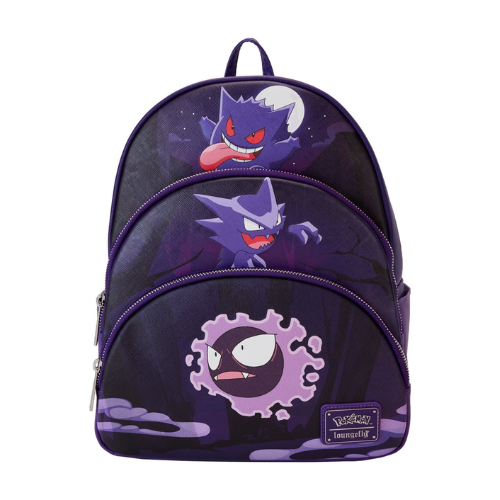 Pokémon Gengar Evolution Triple Pocket Backpack - Loungefly (MARCH 2025)