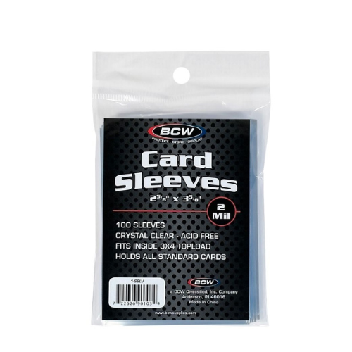 BCW Card Sleeves (100 Sleeves)